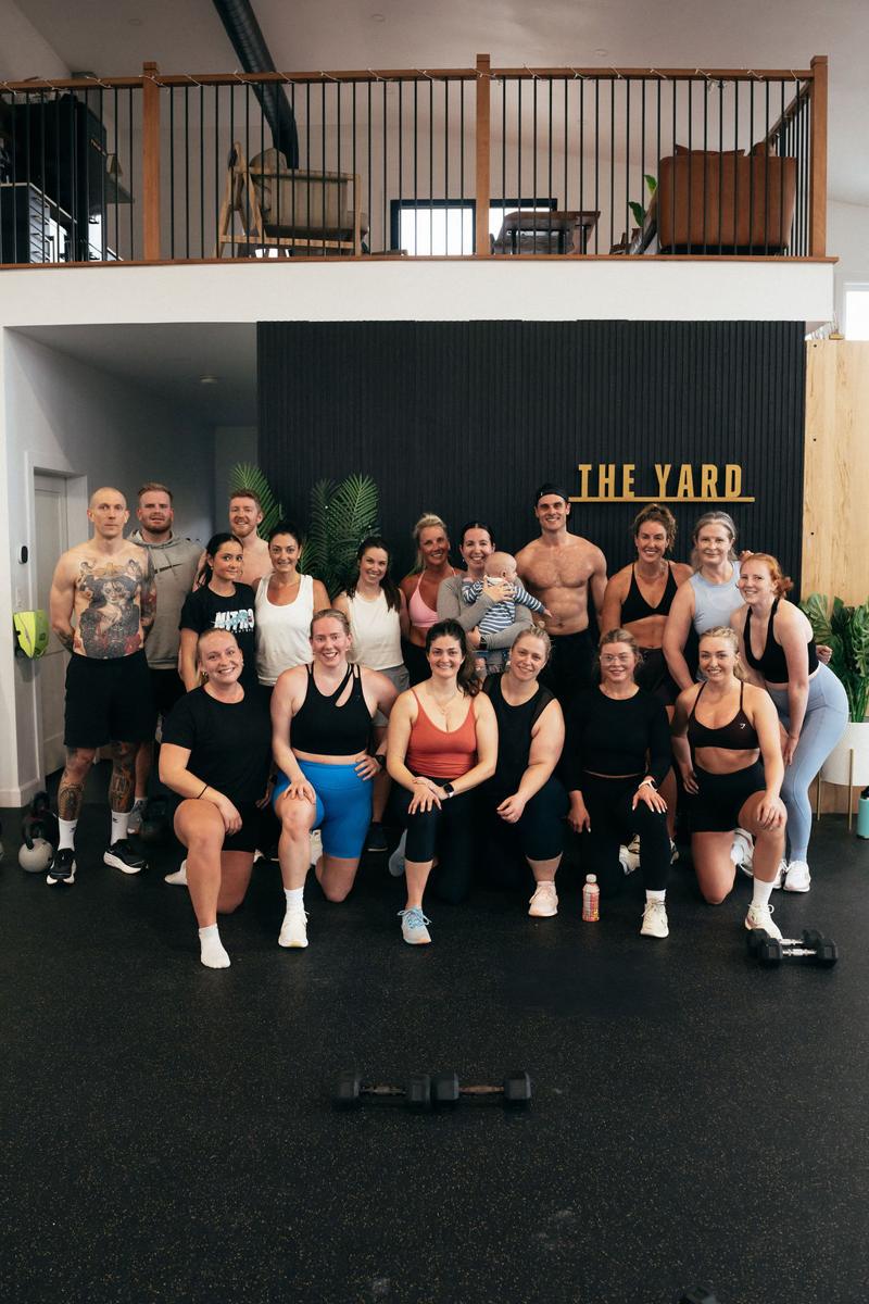 The whole Fit Collective crew together